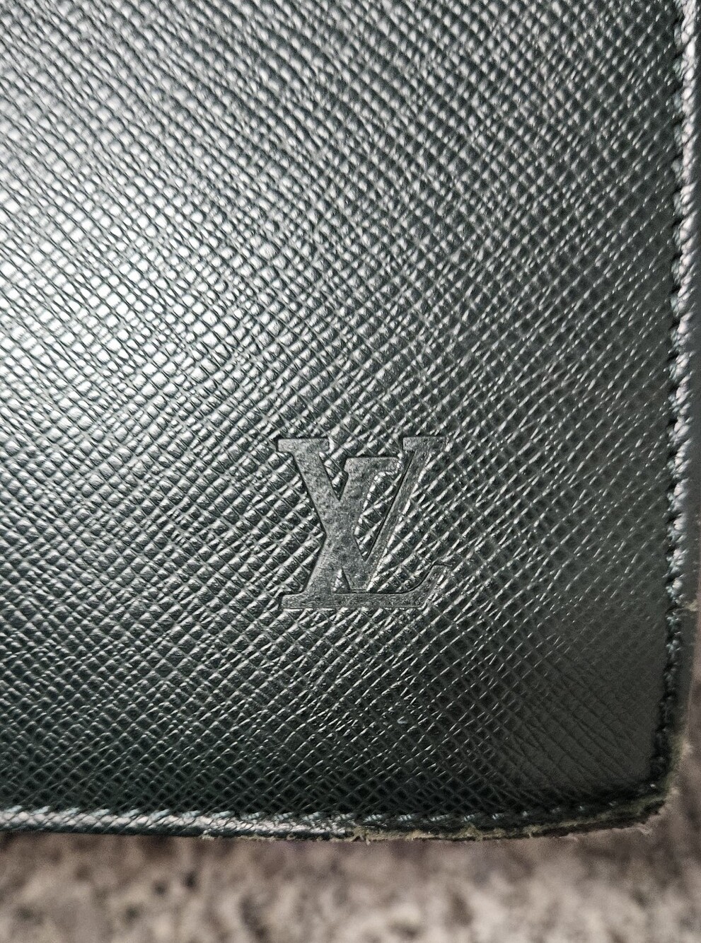 Authentic Vintage Louis Vuitton Taiga Buisness Bag Mens LV Briefcase - Picture 2 of 16